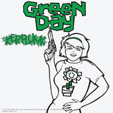 Kerplunk album artwork illustration featuring the iconic Green Day Kerplunk Girl character