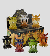King Deer Distilled Blind Box collection with display case and seven collectible figures