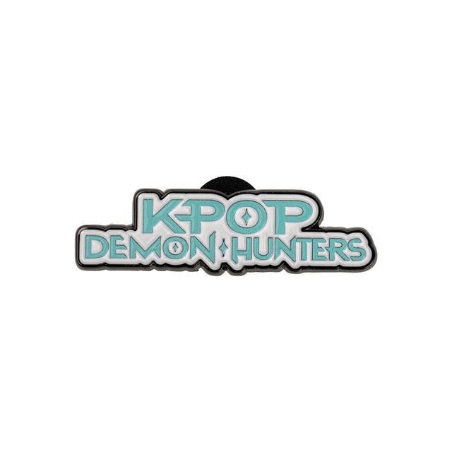KPop Demon Hunters logo pin front close up