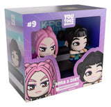 Mira & Zoey KPop Demon Hunters Monitor Buddiez in Youtooz packaging