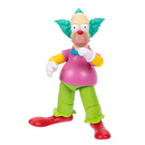 Krusty the Clown action figure striking a comedic pose, The Simpsons 13cm collectible toy.