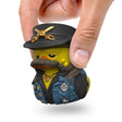 Close-up of Lemmy Mini TUBBZ figure being held between fingers