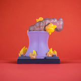lil meltdown vinyl figure back view cooling tower