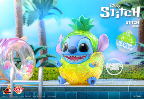 Stitch pineapple glitter translucent figure from Lilo & Stitch Cosbi Blind Box