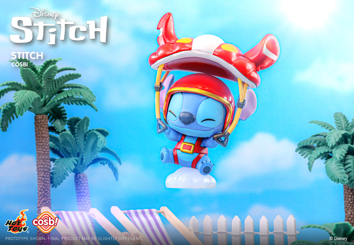 Stitch parachute collectible figure from Disney Stitch Cosbi Collection