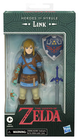 Link Heroes of Hyrule action figure in official Hasbro collector window box.