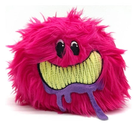 Linkin Park Rufus plush keychain pink fuzzy Youtooz collectible front view