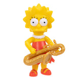 Close-up of Lisa Simpson figure holding saxophone in a casual standing pose.