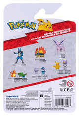 Lotad and Charmander Pokémon Battle Figure Pack back packaging