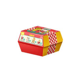 LuLu The Piggy Burger Express Series Blind Box collectible packaging with burger restaurant themed artwork