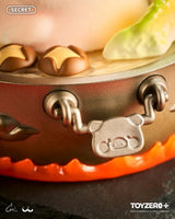 LuLu the Piggy curry rice bowl figure.