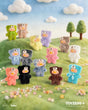 LuLu The Piggy Teddy Mini's Whispers of Nature Series Blind Box collection featuring colorful teddy bear costume figures