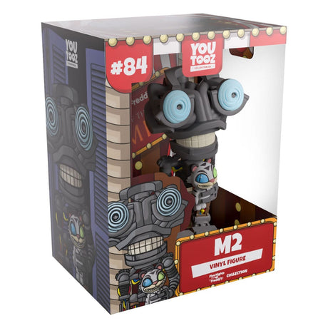 M2 Youtooz Five Nights at Freddys figure inside box with circus themed packaging