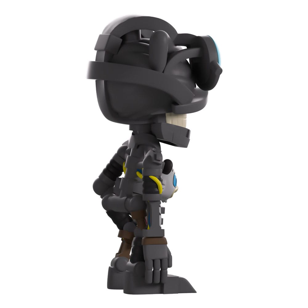 M2 Five Nights at Freddys Youtooz vinyl figure side view showing mechanical limbs and wiring