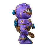Back side of Clang Fang action figure showcasing steampunk-style gear details