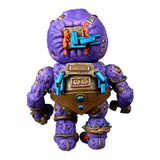 Angled rear side of Madballs Clang Fang figure with vibrant paint and sculpted metal accents