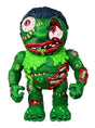 Front view of Madballs Slobulus action figure in green with exposed guts and one bulging eyeball.