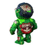 Close-up of Slobulus’s face and upper torso with exaggerated zombie features and green slime.