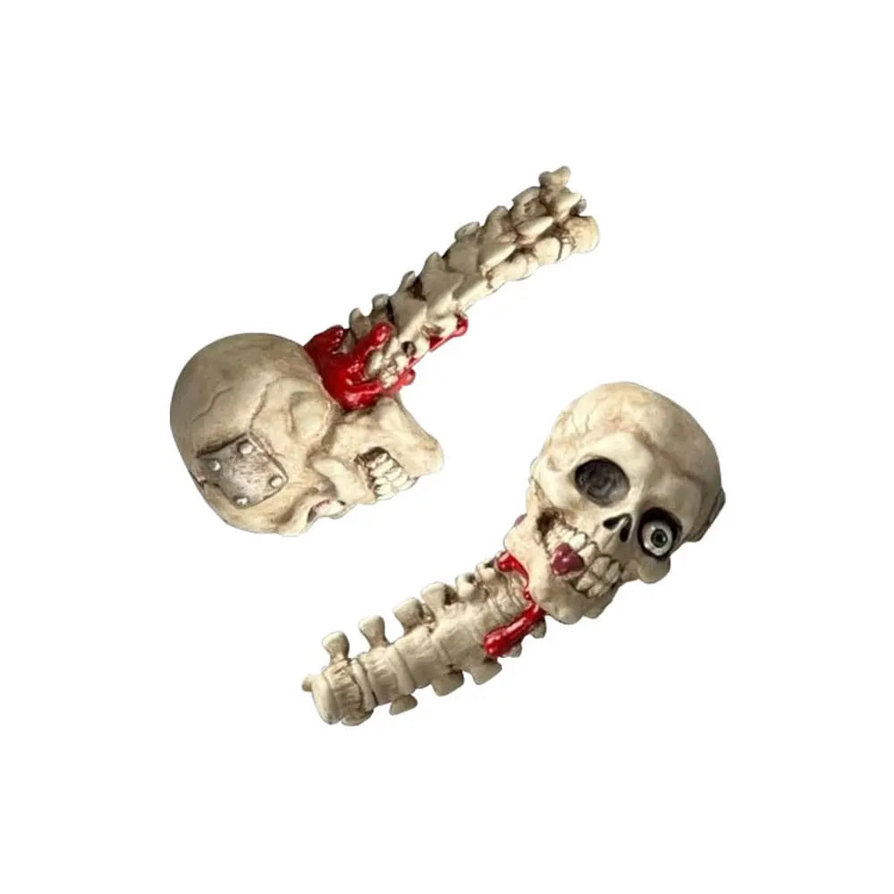Skull and spinal column accessory included with Slobulus action figure.