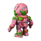 Rear view of Swine Sucker figure showing tail, green goo details, and stitched panels.
