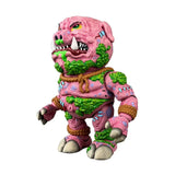 Profile of Madballs Swine Sucker figure displaying sculpted boils, stitches, and rope restraints.