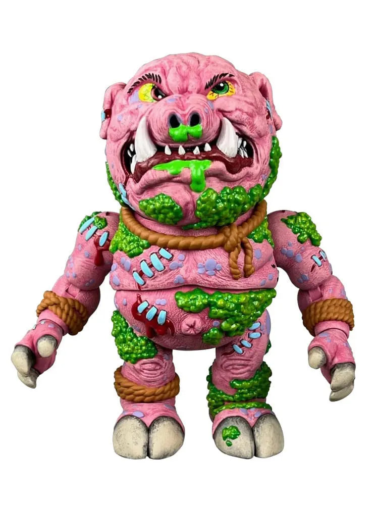Swine Sucker Madballs Wave 2 action figure front view with twisted grin and pig snout.