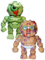 Front view of Madballs vs GPK action figure 2-pack featuring Starin' Darren and glow-in-the-dark Oculus Orbus