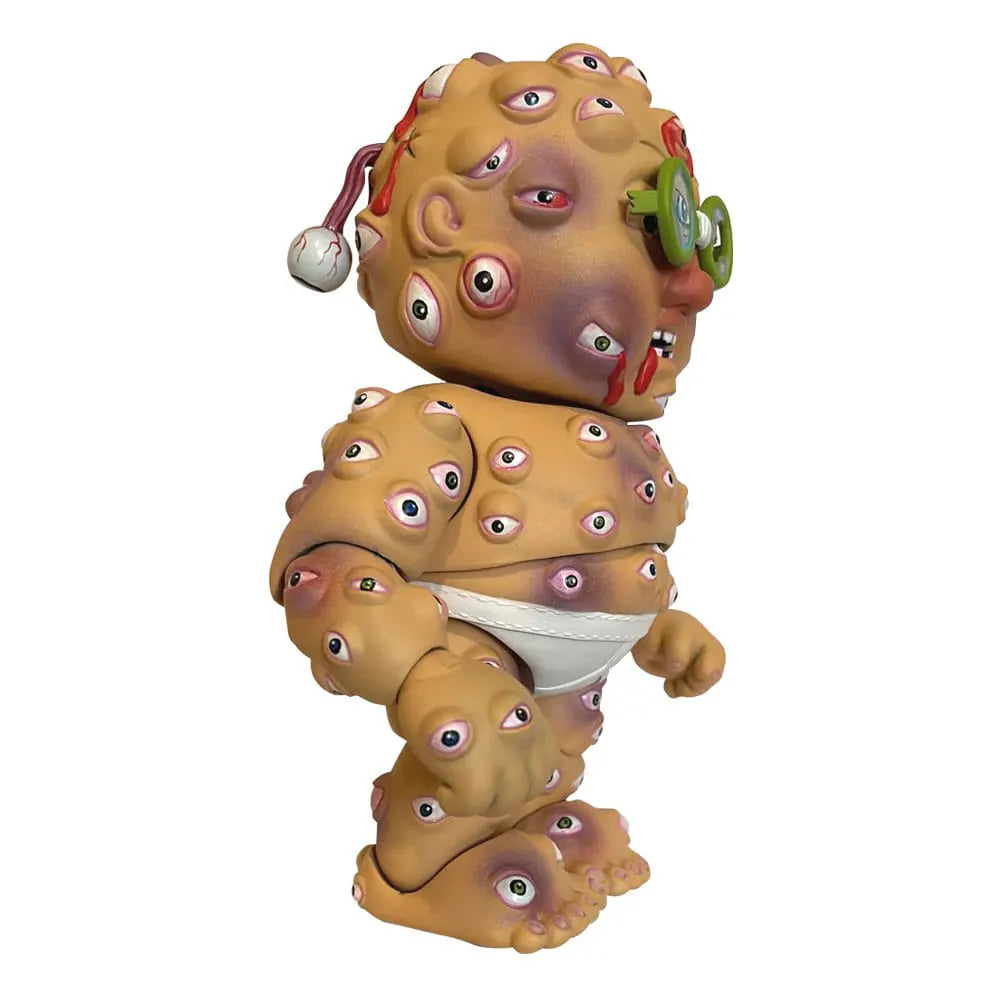 Front view of glow-in-the-dark Oculus Orbus figure with blood-dripping eye