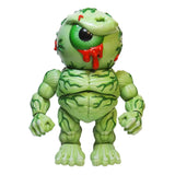 Front view of glow-in-the-dark Oculus Orbus figure with blood-dripping eye