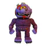 Front pose of Horn Head showing yellow eye and purple fur details