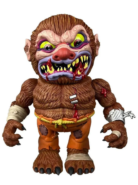 Front view of Madballs Wolf Breath action figure with accessories
