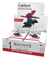 Magic The Gathering Universes Beyond Assassin’s Creed booster box collector display