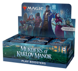Murders at Karlov Manor MTG Play Booster display angled view sealed box