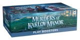 Magic The Gathering Play Booster box Murders at Karlov Manor artwork display