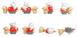 Fish for Good Luck secret Maltese Lucky Paws figure displayed from multiple angles.