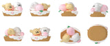 Abundant Year After Year Maltese Lucky Paws figure with peach basket shown from multiple views.