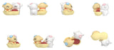 Peanut of Fortune Maltese Lucky Paws collectible displayed from multiple angles.