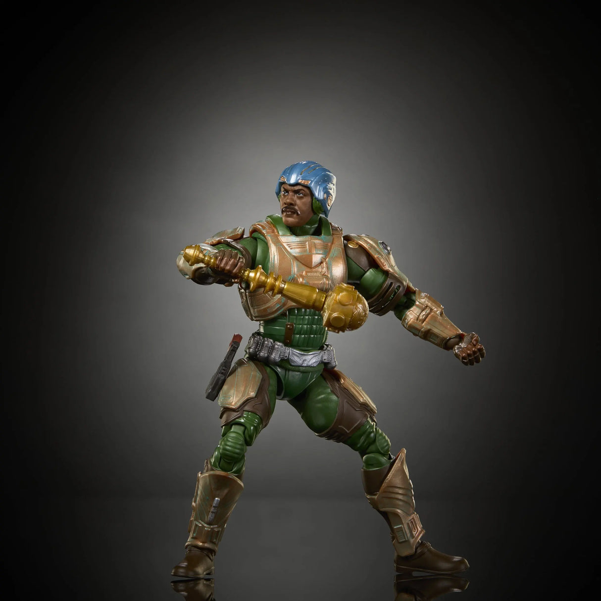Man-At-Arms Masters of the Universe 2026 movie figure wielding mace weapon