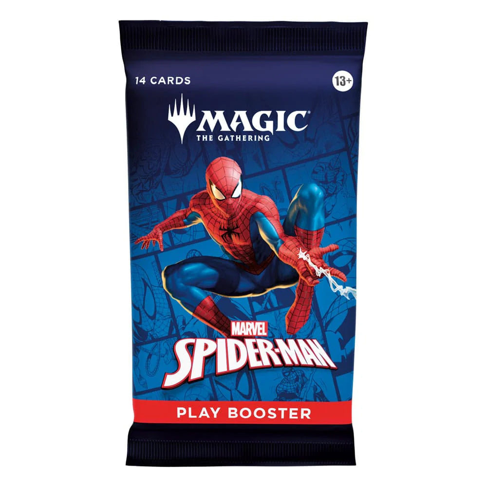 marvel spiderman play booster pack mtg