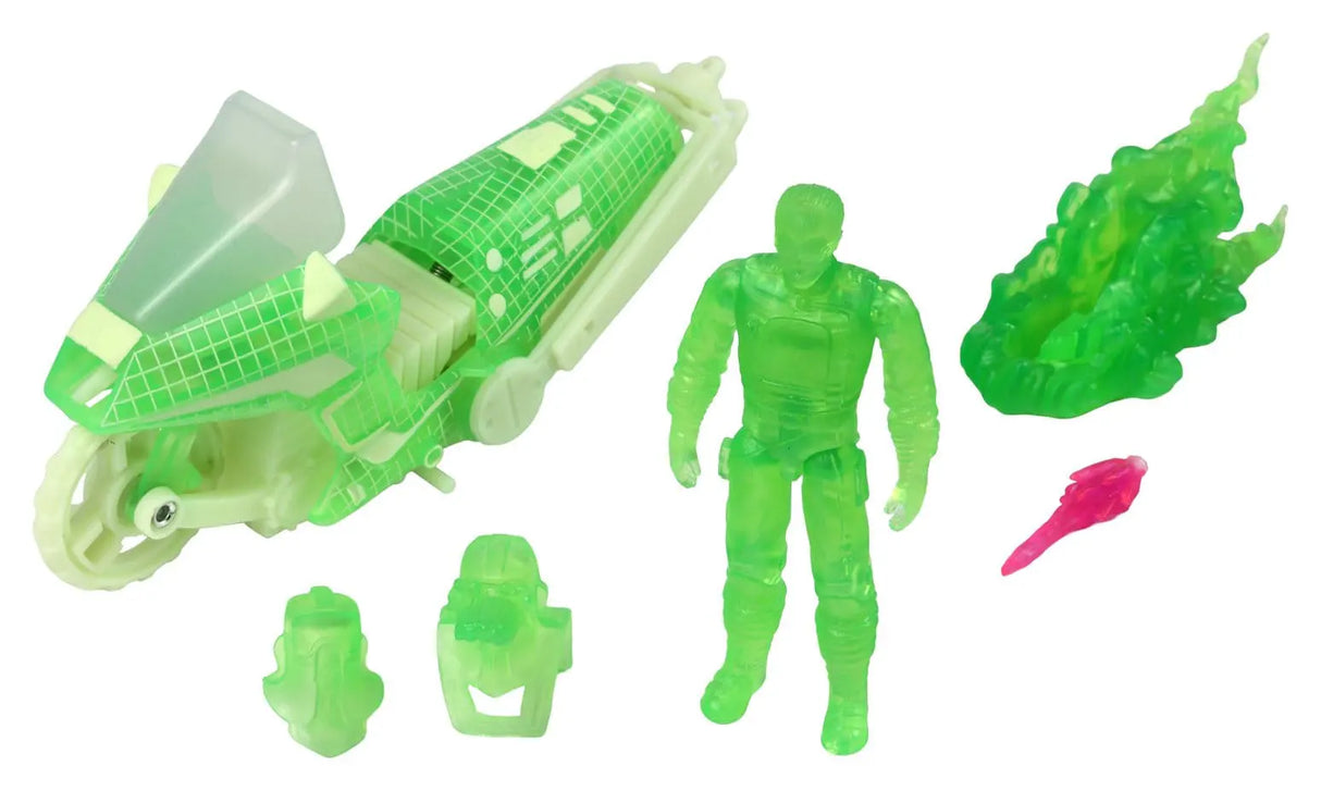 Brad Turner translucent action figure with Condor and accessories