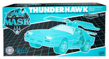 Front of the M.A.S.K. Thunderhawk Hologram Variant convention exclusive packaging