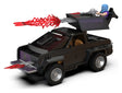 M.A.S.K. AAV (Armored Assault Vehicle) with Cliff "Blaster" Dagger Action Figure
