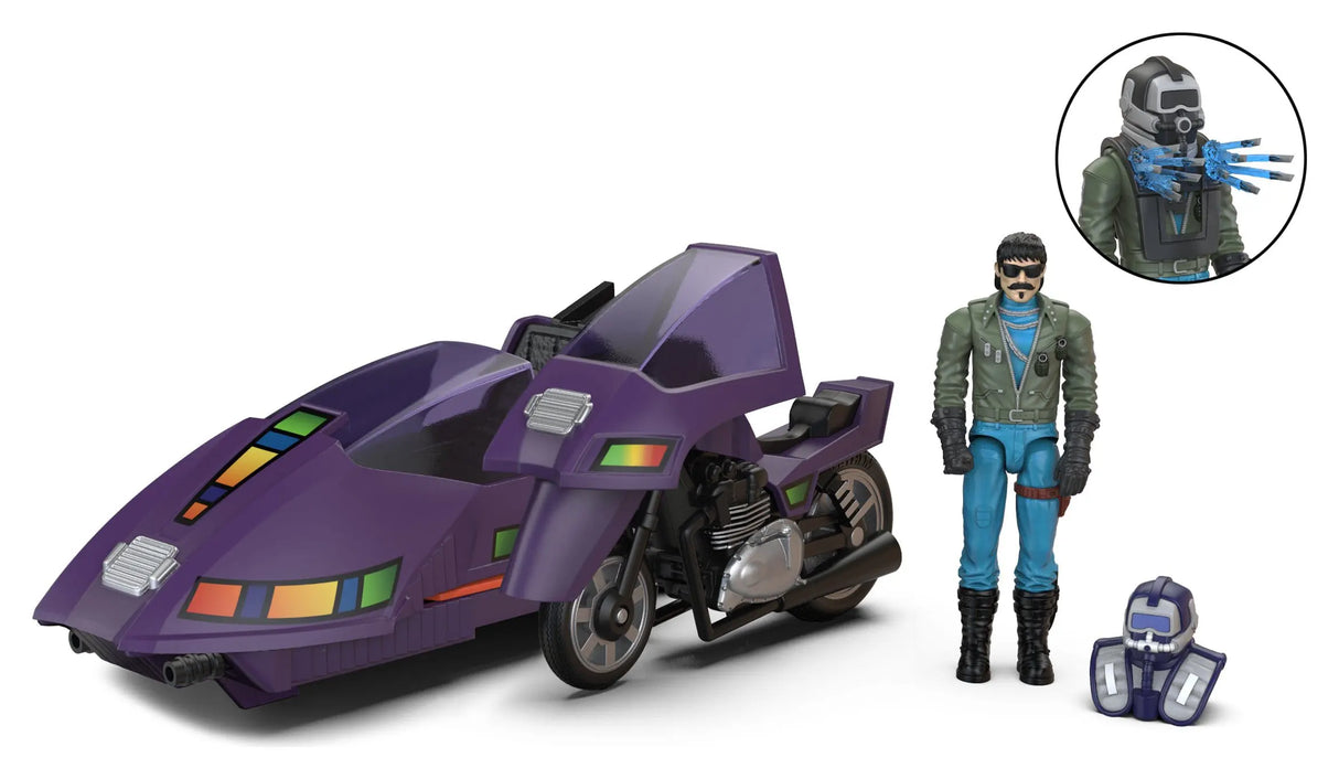 M.A.S.K. SSC (Stealth Submarine Cycle) Vehicle with Sly "Wrecker" Rax Action Figure