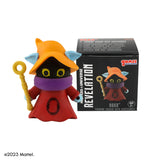 Orko Masters of the Universe Gomee mini figure eraser with staff and box.