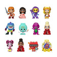 Full lineup of Mattel Retro Toys Funko Mystery Mini blind box figures featuring classic Mattel characters.