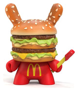 McDonald's Big Mac Dunny vinyl art figure by Kidrobot front view