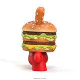 Kidrobot McDonald's Big Mac Dunny side and rear view