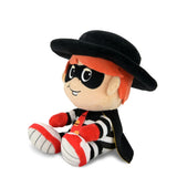 McDonald's Hamburglar collectible plush angled side view