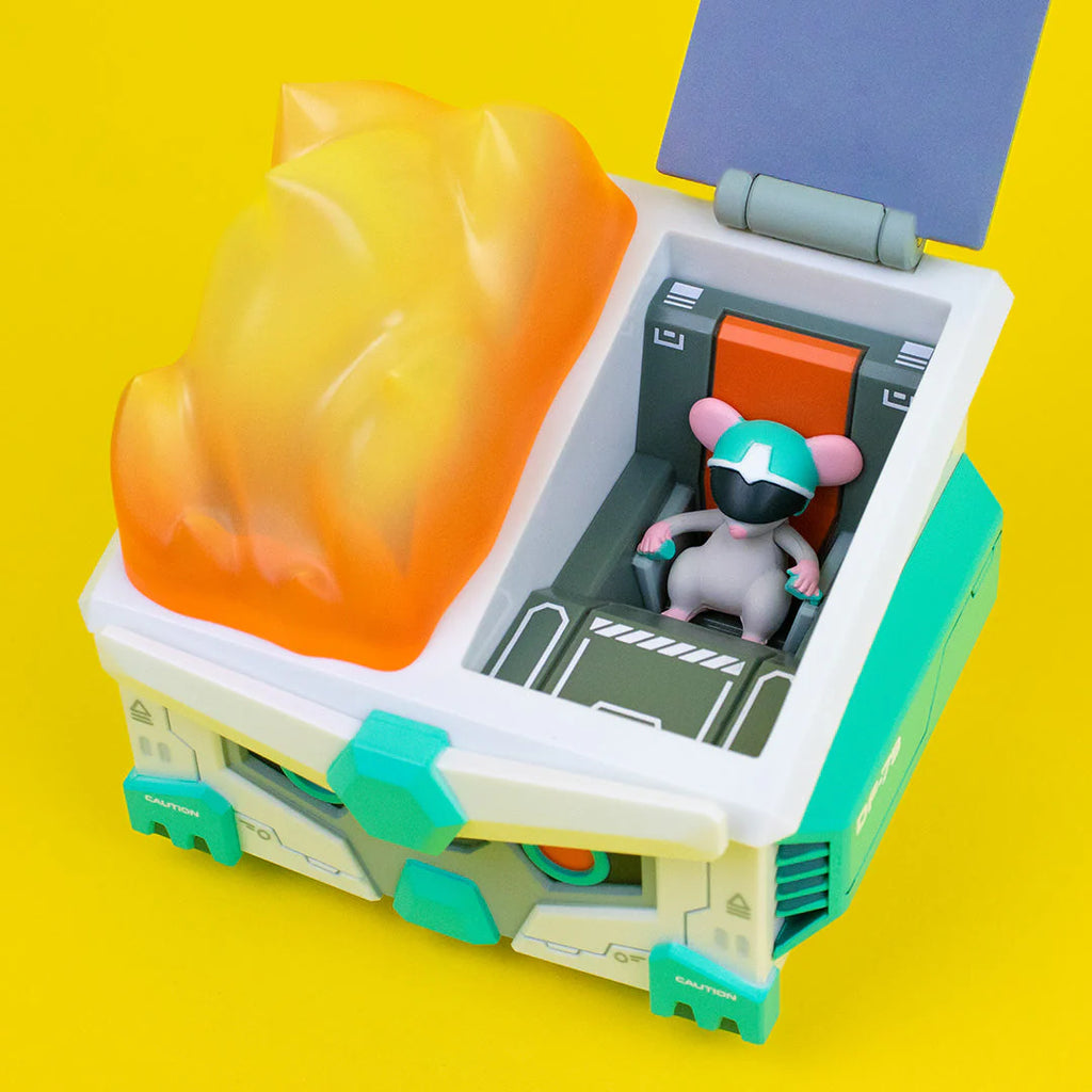 Mecha Dumpster Fire Vinyl Figure