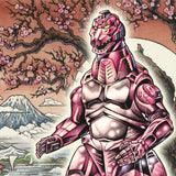 Mechagodzilla '93 Cherry Blossom Festival Super7 artwork
